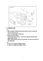 Preview for 11 page of Panasonic NN-963WF Service Manual