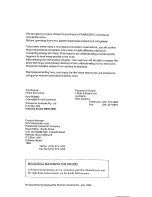 Preview for 2 page of Panasonic NN-9853 Operation Manual