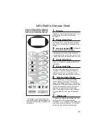 Preview for 23 page of Panasonic NN-A514 Cookery Book & Operating Instructions