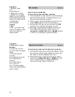 Preview for 86 page of Panasonic NN-A524M Operating Instructions & Cookery Book