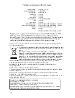 Preview for 112 page of Panasonic NN-A524M Operating Instructions & Cookery Book