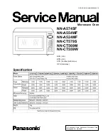 Preview for 1 page of Panasonic NN-A524MF Service Manual