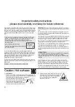 Preview for 4 page of Panasonic NN-A774 Cookery Book & Operating Instructions