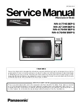 Panasonic NN-A774SBEPG Service Manual preview