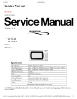 Panasonic NN-A813AB Service Manual preview