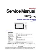 Preview for 1 page of Panasonic NN-A883WB Service Manual