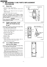 Preview for 14 page of Panasonic NN-C2000P Service Manual