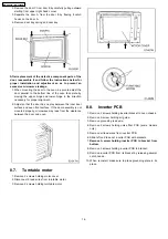 Preview for 16 page of Panasonic NN-C2000P Service Manual