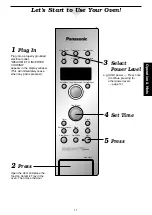 Preview for 13 page of Panasonic NN-C2003S Operating Manual