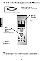 Предварительный просмотр 22 страницы Panasonic NN-C2003S Operating Manual