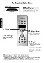 Предварительный просмотр 26 страницы Panasonic NN-C2003S Operating Manual