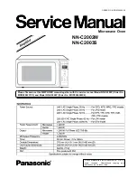 Preview for 1 page of Panasonic NN-C2003S Service Manual