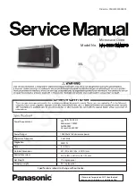 Panasonic NN-C69KSMEPG Service Manual preview