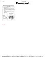 Preview for 3 page of Panasonic NN-C784MF Service Manual