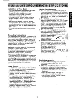 Preview for 5 page of Panasonic NN-C867 Operating Instructions Manual