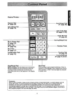 Предварительный просмотр 9 страницы Panasonic NN-C867 Operating Instructions Manual