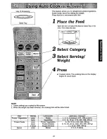 Предварительный просмотр 21 страницы Panasonic NN-C867 Operating Instructions Manual