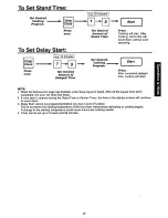 Предварительный просмотр 27 страницы Panasonic NN-C867 Operating Instructions Manual