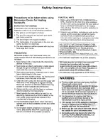 Preview for 3 page of Panasonic NN-C888W Operation Manual