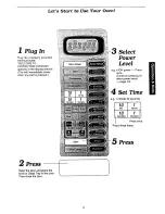 Preview for 12 page of Panasonic NN-C888W Operation Manual