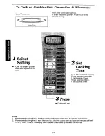 Preview for 19 page of Panasonic NN-C888W Operation Manual