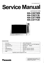 Panasonic NN-C897WB Service Manual preview