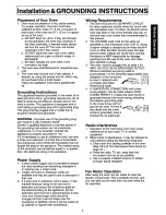 Preview for 5 page of Panasonic NN-C980B, NN-C988B Operating Instructions Manual