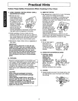 Preview for 6 page of Panasonic NN-C980B, NN-C988B Operating Instructions Manual