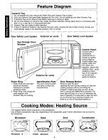 Preview for 8 page of Panasonic NN-C980B, NN-C988B Operating Instructions Manual