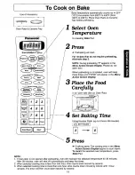 Preview for 13 page of Panasonic NN-C980B, NN-C988B Operating Instructions Manual