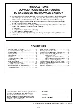 Panasonic NN-C994 User Manual preview