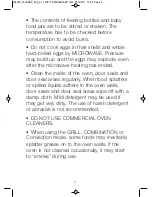 Preview for 6 page of Panasonic NN-CD545B Operating Instructions And Cookery Book