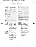 Preview for 23 page of Panasonic NN-CD545B Operating Instructions And Cookery Book