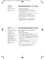 Preview for 44 page of Panasonic NN-CD545B Operating Instructions And Cookery Book