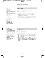 Preview for 75 page of Panasonic NN-CD545B Operating Instructions And Cookery Book