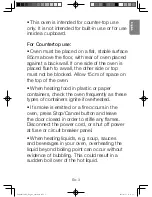 Preview for 5 page of Panasonic NN-CD565B Operating Instructions Manual