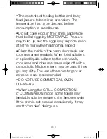 Preview for 6 page of Panasonic NN-CD565B Operating Instructions Manual