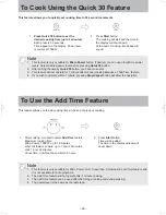 Preview for 24 page of Panasonic NN-CD58JS Operating Instruction And Cook Book