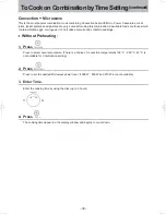 Preview for 30 page of Panasonic NN-CD58JS Operating Instruction And Cook Book