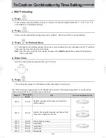 Preview for 31 page of Panasonic NN-CD58JS Operating Instruction And Cook Book