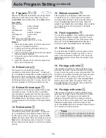 Preview for 39 page of Panasonic NN-CD58JS Operating Instruction And Cook Book