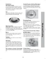 Preview for 69 page of Panasonic NN-CD58JS Operating Instruction And Cook Book