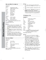 Preview for 72 page of Panasonic NN-CD58JS Operating Instruction And Cook Book