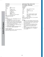 Preview for 96 page of Panasonic NN-CD58JS Operating Instruction And Cook Book