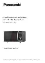 Preview for 1 page of Panasonic NN-CD671M Operating Instruction And Cook Book