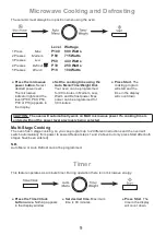 Preview for 10 page of Panasonic NN-CD671M Operating Instruction And Cook Book