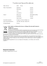 Preview for 88 page of Panasonic NN-CD671M Operating Instruction And Cook Book