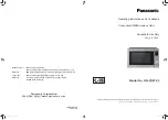 Preview for 1 page of Panasonic NN-CD87 Operating Instruction And Cook Book