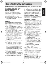 Preview for 6 page of Panasonic NN-CD87 Operating Instruction And Cook Book