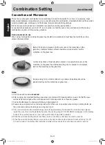 Preview for 25 page of Panasonic NN-CD87 Operating Instruction And Cook Book